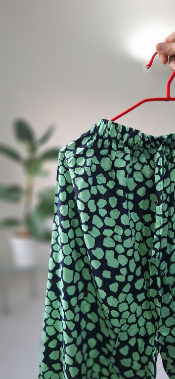 شلوار راحتی خونگی جنس نخی سایز فری کار ترک